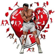 Holzpuzzle Muhammad Ali
