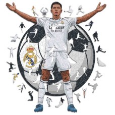 Holzpuzzle Bellingham Real Madrid