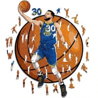 Holzpuzzle Stephen Curry