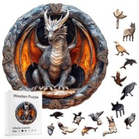 Holzpuzzle Drache 3