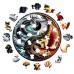 Holzpuzzle Drache & Phoenix