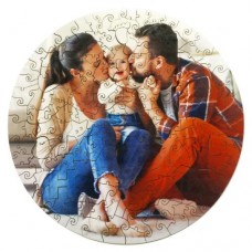 Glückliche Familie Kreis
