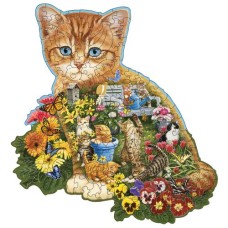Holzpuzzle Katze Collage 2