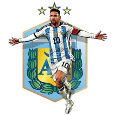 Holzpuzzle Messi Argentinien