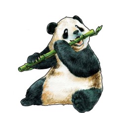 Holzpuzzle Panda