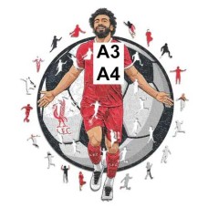 Holzpuzzle Mohamed Salah Liverpool