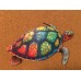 Holzpuzzle Schildkröte farbig