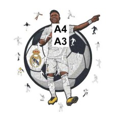 Holzpuzzle Vini Jr Real Madrid