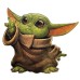 Holzpuzzle Baby Yoda Grogu
